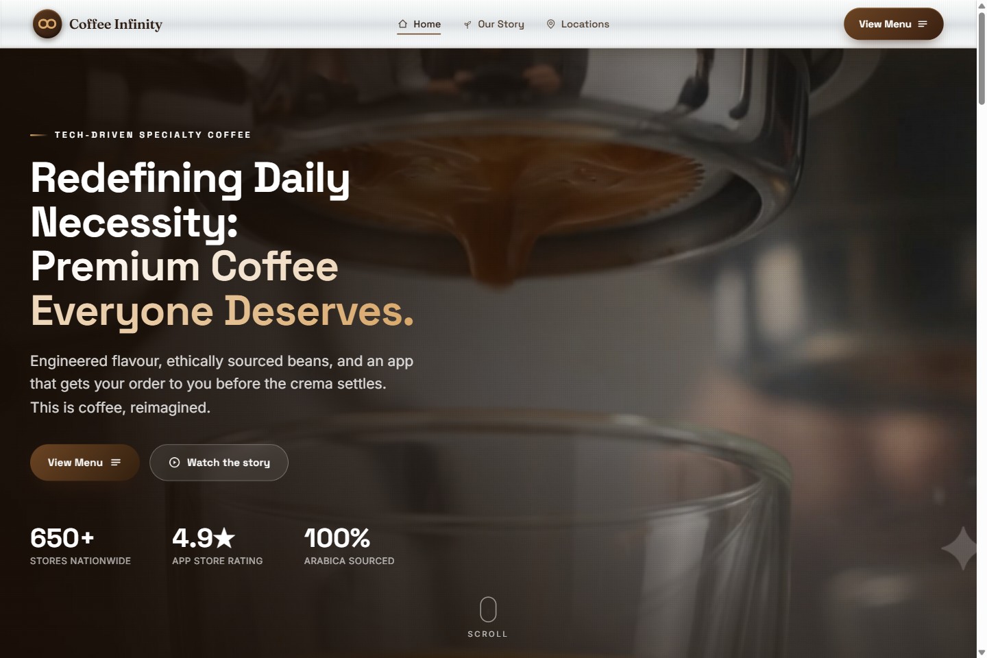 Coffee Infinity screenshot