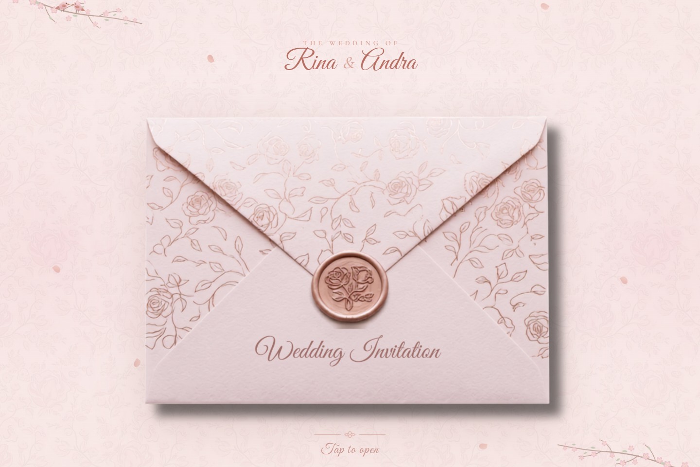 Digital Wedding Invitation screenshot
